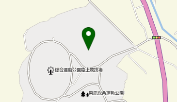 男鹿市総合体育館の地図画像