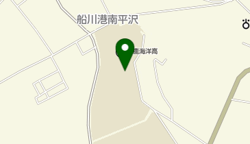 男鹿海洋高等学校の地図画像