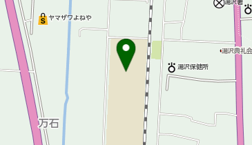 湯沢西小学校(体育館)の地図画像