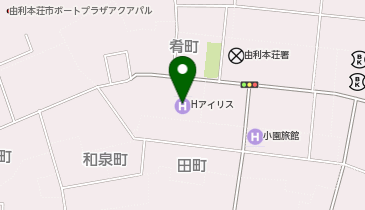 ホテルアイリスの地図画像