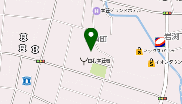 コミュニティ体育館の地図画像
