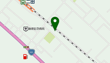 二田新町集会所の地図画像