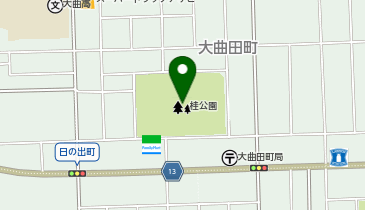 桂公園の地図画像