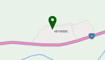 道の駅協和の地図画像