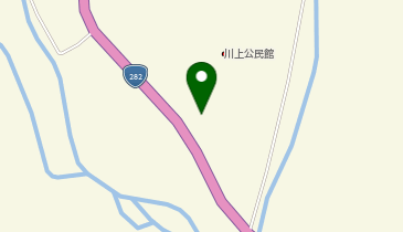 川上グラウンドの地図画像