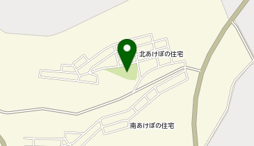 北あけぼの街区公園の地図画像