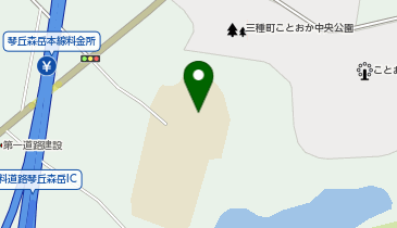 琴丘中学校の地図画像