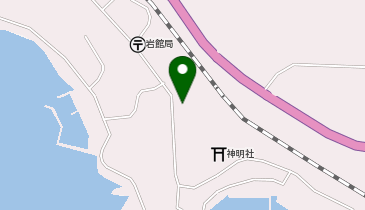 (旧)岩館子ども園広場の地図画像