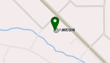 八峰町役場の地図画像