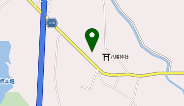 八幡運動広場の地図画像