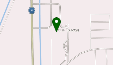 ホテルサンルーラル大潟の地図画像