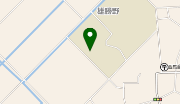 羽後中学校校庭の地図画像