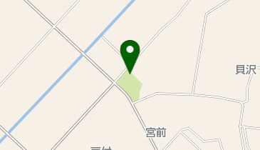 貝沢公園の地図画像