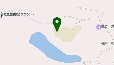 蔵王第三小学校・蔵王第二中学校(体育館)の地図画像