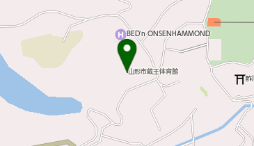 蔵王体育館の地図画像