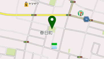 春日公園の地図画像
