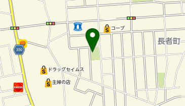 長者町西公園の地図画像