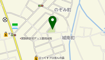 城南町公園の地図画像