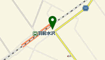 羽前水沢駅広場の地図画像