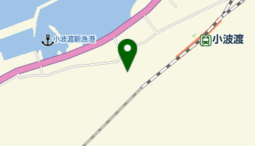 小波渡旧軌道敷跡の地図画像