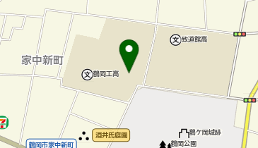 鶴岡工業高等学校体育館の地図画像