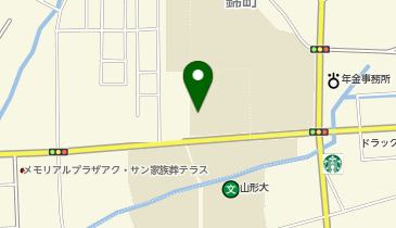 山形大学農学部体育館の地図画像