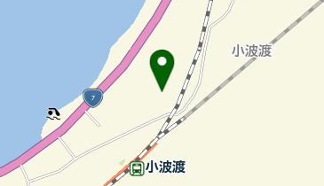 小波渡自治会館の地図画像