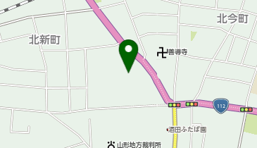 酒田西高等学校定時制駐車場の地図画像