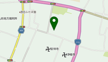 酒田市総合文化センター駐車場の地図画像
