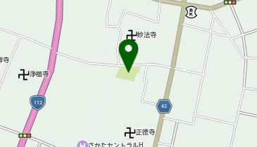 妙法寺公園の地図画像