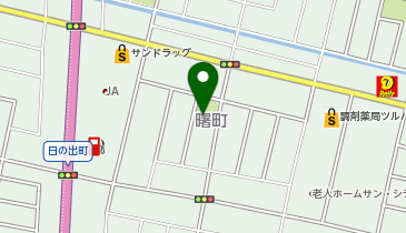 曙公園の地図画像