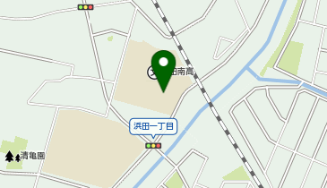 酒田南高等学校体育館の地図画像