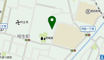 浜田学区コミュニティ防災センターの地図画像