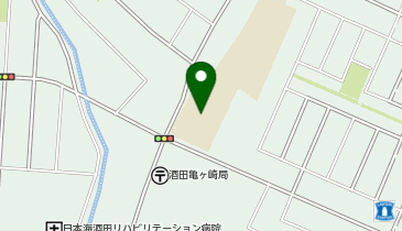 亀ケ崎小学校の地図画像