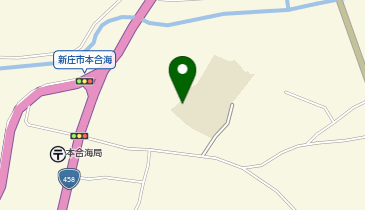 本合海小学校体育館の地図画像