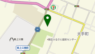 新庄市民文化会館の地図画像