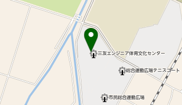 三友エンジニア体育文化センターの地図画像