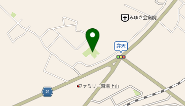 北部地区公民館(広場)の地図画像