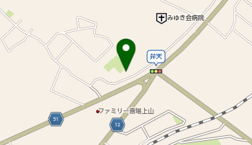 北部地区公民館の地図画像