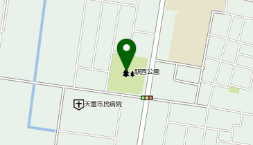 駅西公園の地図画像