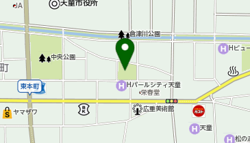 鎌田公園の地図画像