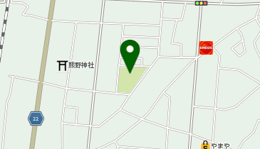 久野本公園の地図画像