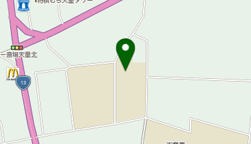 第二中学校(屋内運動場)の地図画像