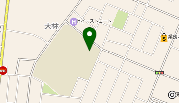 東根中部小学校の地図画像