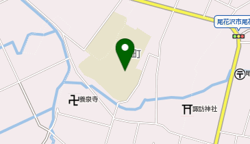 尾花沢小学校の地図画像