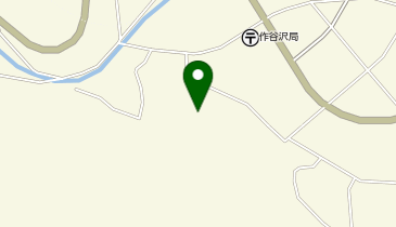 旧作谷沢小・中学校体育館の地図画像