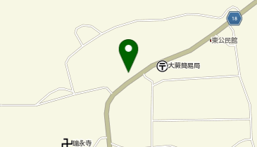 役場中支所・公民館の地図画像