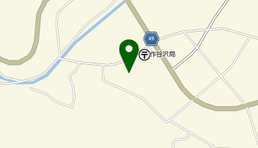 役場作谷沢支所・公民館の地図画像