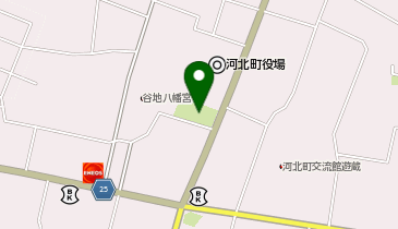 河北公園の地図画像