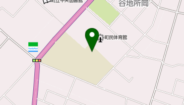 谷地中部小学校の地図画像